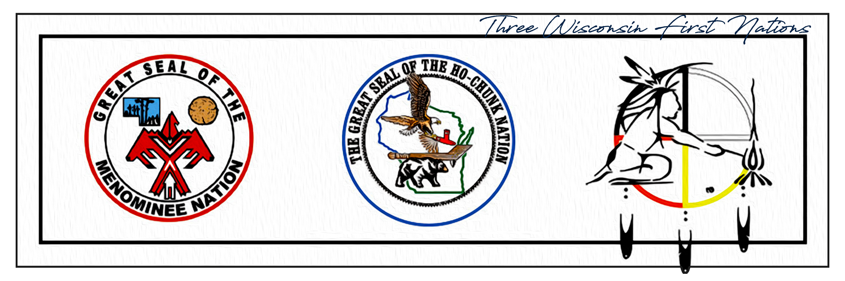 Milwaukee's Three First Nations Seals: Menominee, Ho-Chunk, & Potawatomi